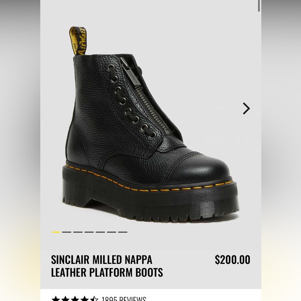 Sinclair Milled Nappa Leather Boot